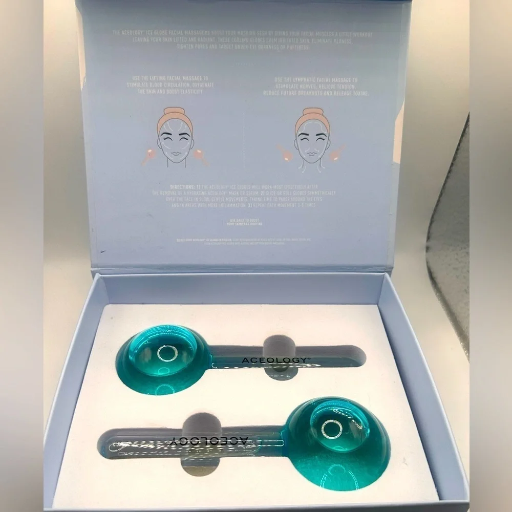 Aceology Blue Ice Globe Facial Massager
